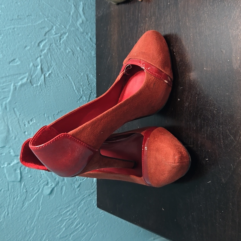 Rust colored heels